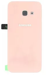 Задняя крышка корпуса Samsung Galaxy A3 2017 A320F со стеклом камеры Original Peach Cloud
