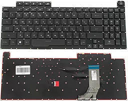 Клавиатура для ноутбука Asus G731GD, G731GT, G731GU с подсветкой клавиш RGB Per-Key без рамки Original Black