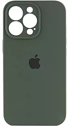 Чохол Silicone Case Full Camera для Apple iPhone 13 Pro Max Cyprus Green