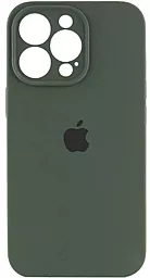 Чехол Silicone Case Full Camera для Apple iPhone 13 Pro Max Cyprus Green - фото Чехол Silicone Case Full Camera для Apple iPhone 13 Pro Max Cyprus Green