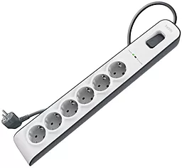Сетевой фильтр (удлинитель) Belkin 6XSchuko 16а 2м 6 розеток с выключателем серый (BSV603vf2M) - фото Сетевой фильтр (удлинитель) Belkin 6XSchuko 16а 2м 6 розеток с выключателем серый (BSV603vf2M)