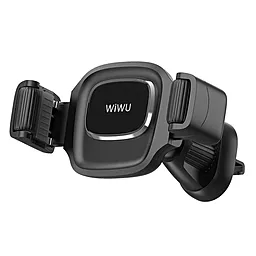 Держатель WIWU раздвижной на дефлектор CH009 Black - фото Держатель WIWU раздвижной на дефлектор CH009 Black