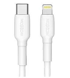 Кабель Moxom MX-CB77 USB Type-C - Lightning 20w 3a 1м PD cable White - фото Кабель Moxom MX-CB77 USB Type-C - Lightning 20w 3a 1м PD cable White