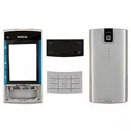 Корпус Nokia X3-00 с клавиатурой Silver
