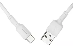 Кабель XO NB112 USB-A - Type-C 15w 3a 1м cable White - фото Кабель XO NB112 USB-A - Type-C 15w 3a 1м cable White