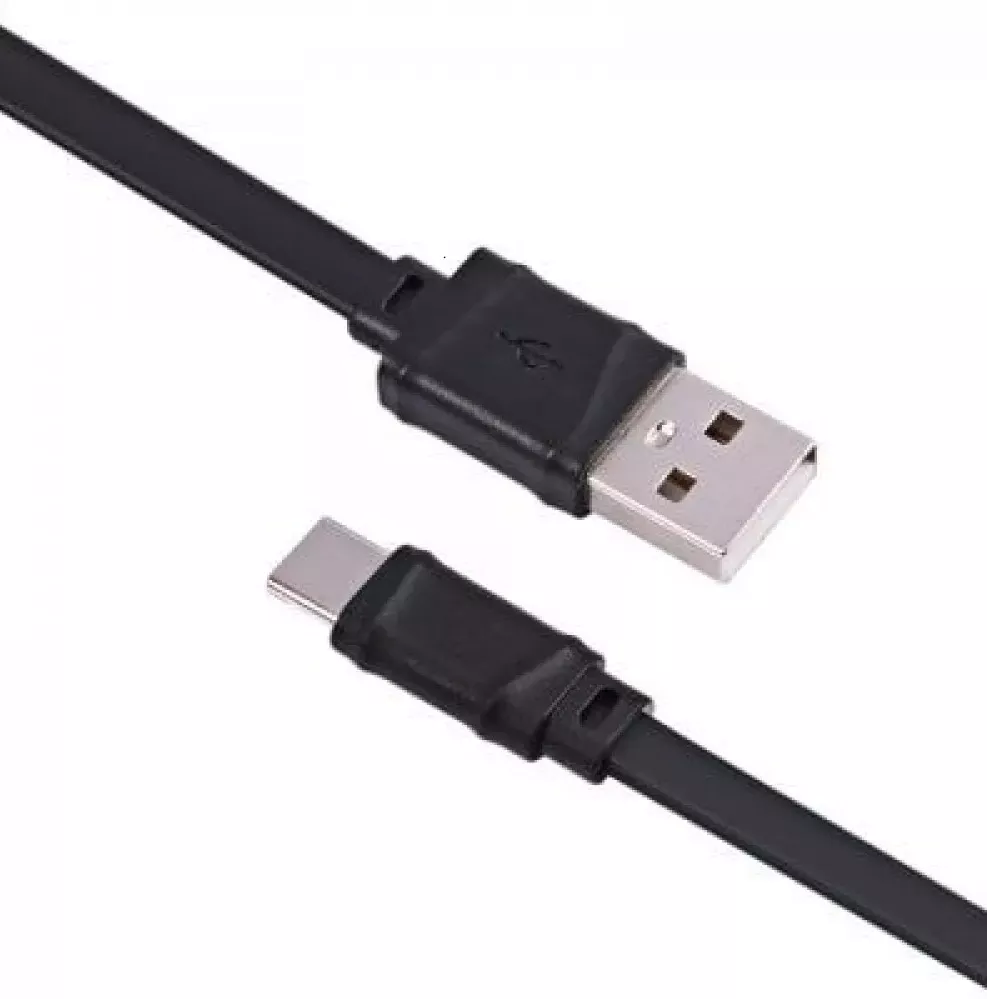 Кабель Hoco X5 Bamboo USB-A - Type-C 12w 2.4a 1м cable Black - фото 2