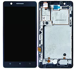 Дисплей Lenovo A536 с тачскрином и рамкой, Black - фото Дисплей Lenovo A536 с тачскрином и рамкой, Black