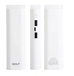Повербанк GOLF GF-D3 LED 7800mAh White - фото Повербанк GOLF GF-D3 LED 7800mAh White