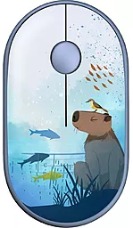 Комп'ютерна мишка 2E MF300 Capybara Silent WL BT Swim (2E-MF300WCAPIBARABL)