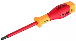 Отвёртка Tolsen Premium диэлектрическая VDE (+PZ1) - фото Отвёртка Tolsen Premium диэлектрическая VDE (+PZ1)