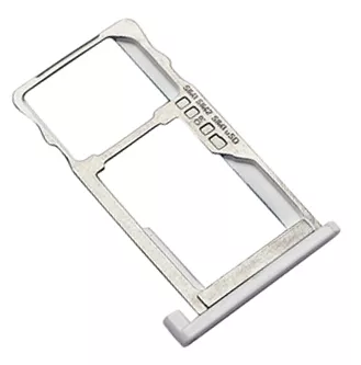Слот (лоток) SIM-карти Meizu M5 / M5 Mini White - фото 1
