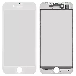Корпусне скло дисплея Apple iPhone 8, SE 2020 (з OCA плівкою) with frame White