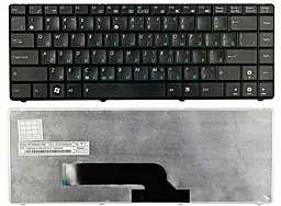 Клавіатура для ноутбуку Asus K40 F82 P80 P81 X8 чорна