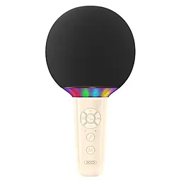 Микрофон XO BE50 со встроенной колонкой Beige - фото Микрофон XO BE50 со встроенной колонкой Beige