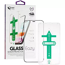Защитное стекло Krazi Eazy + Installation frame Apple iPhone 12, iPhone 12 Pro Black