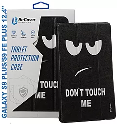 Чехол для планшета BeCover Smart Case для Samsung Galaxy Tab S9 Plus, S9 FE Plus 12.4" Don’t Touch (710376) - фото Чехол для планшета BeCover Smart Case для Samsung Galaxy Tab S9 Plus, S9 FE Plus 12.4" Don’t Touch (710376)