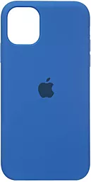 Чехол Silicone Case Full for Apple iPhone 11 New Lake Blue
