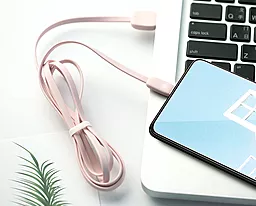 Кабель Usams U6 Candy USB-A - Lightning 10w 1.2м cable Pink - мініатюра 4 Кабель Usams U6 Candy USB-A - Lightning 10w 1.2м cable Pink - мініатюра 4