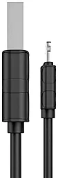 USB Кабель Baseus Yaven Lightning Cable Black (CALUN-01) - мініатюра 3