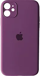 Чехол Silicone Case Full Camera для Apple iPhone 12 Mini Purple