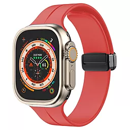 Змінний ремінець для розумного годинника Magic Lock для Apple Watch 38 mm, 40 mm, 41 mm Red