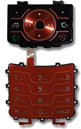 Клавіатура (кнопки) Motorola Z6 Red