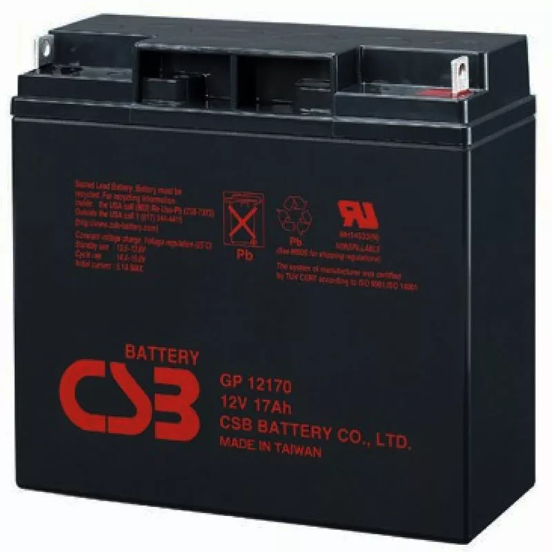 Аккумуляторная батарея CSB 12V 17Ah (GP12170B1/В3) - фото 2