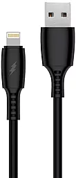 Кабель USB Walker C308 Lightning Cable Black