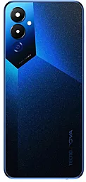 Задняя крышка корпуса Tecno Pova 4 со стеклом камеры Cryolite Blue