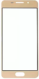 Корпусне скло дисплея Samsung Galaxy A3 A310F, A310M, A310N, A310Y 2016 (original) Gold - фото Корпусне скло дисплея Samsung Galaxy A3 A310F, A310M, A310N, A310Y 2016 (original) Gold