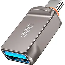 OTG-переходник XO NB281B Type-С -> USB2.0 gray - фото OTG-переходник XO NB281B Type-С -> USB2.0 gray