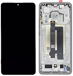 Дисплей Xiaomi Poco X6 Pro, Redmi K70E с тачскрином и рамкой, оригинал, Silver - фото Дисплей Xiaomi Poco X6 Pro, Redmi K70E с тачскрином и рамкой, оригинал, Silver