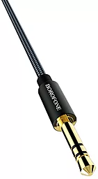 Аудио кабель Borofone BL3 AUX mini Jack 3.5mm M/M Cable 1 м gray - миниатюра 3