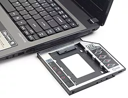 Перехідник Gembird HDD 2,5" для ноутбуку у відсік CD-ROM 9.5мм(MF-95-01) - мініатюра 5