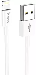 Кабель Hoco X64 USB-A - Lightning 12w 2.4a 1м cable White - фото Кабель Hoco X64 USB-A - Lightning 12w 2.4a 1м cable White