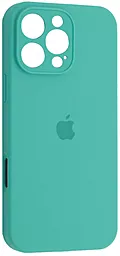 {"ru": "Чехол", "uk": "Чохол"} Silicone Case Full Camera для Apple iPhone 16 Pro Max Azure