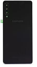 Задня кришка корпусу Samsung Galaxy A7 2018 A750  зі склом камери Original Black