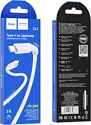 Кабель Hoco X62 Fortune USB Type-C - Lightning 20w 3a 1м PD сable White - миниатюра 4 Кабель Hoco X62 Fortune USB Type-C - Lightning 20w 3a 1м PD сable White - миниатюра 4