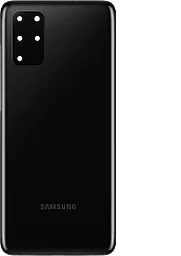 Задняя крышка корпуса Samsung Galaxy S20 Plus 5G G986 со стеклом камеры Cosmic Black