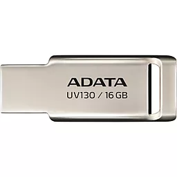 Флешка ADATA 16GB UV130 Gold USB 2.0 (AUV130-16G-RGD) - фото Флешка ADATA 16GB UV130 Gold USB 2.0 (AUV130-16G-RGD)