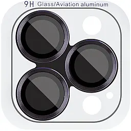 Защитное стекло Epik Metal Classic на камеру для Apple iPhone 16 Pro, iPhone 16 Pro Max Black - фото Защитное стекло Epik Metal Classic на камеру для Apple iPhone 16 Pro, iPhone 16 Pro Max Black