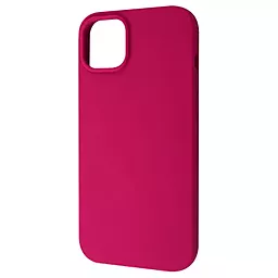 Чехол Wave Full Silicone Cover для Apple iPhone 14 Plus, iPhone 15 Plus Rose Red