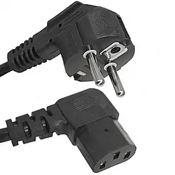 Кабель питания CEE 7/7 - C13 3x0.75mm 1.8m black EasyLife - фото Кабель питания CEE 7/7 - C13 3x0.75mm 1.8m black EasyLife
