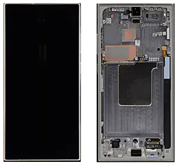 Дисплей Samsung Galaxy S24 Ultra S928 с тачскрином и рамкой, (OLED), Gray - фото Дисплей Samsung Galaxy S24 Ultra S928 с тачскрином и рамкой, (OLED), Gray