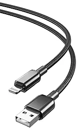 Кабель XO NB249 USB-A - Lightning 12w 5a 1м cable Black - фото Кабель XO NB249 USB-A - Lightning 12w 5a 1м cable Black