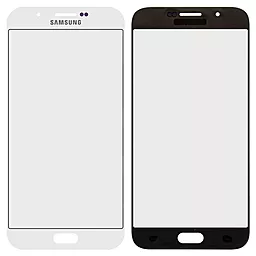Корпусне скло дисплея Samsung Galaxy A8 A800 2018 White