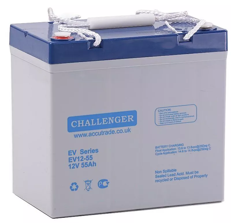 Акумуляторна батарея Challenger 12V 55Ah (EV 12-55) - фото 1