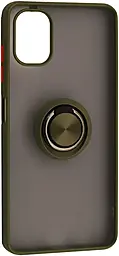 {"ru": "Чехол", "uk": "Чохол"} 1TOUCH Gingle Ring Case для Samsung Galaxy A06 (A065) Khaki