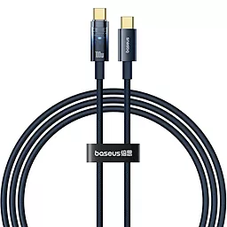 Кабель Baseus Explorer USB Type-C - Type-C 100w 5a 1м PD cable Blue (P10319704321-00)