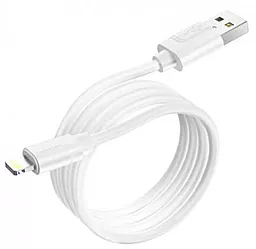 Кабель Borofone BX55 Harmony Silicone USB-A - Lightning 12w 2.4a 1м cable White - миниатюра 2 Кабель Borofone BX55 Harmony Silicone USB-A - Lightning 12w 2.4a 1м cable White - миниатюра 2